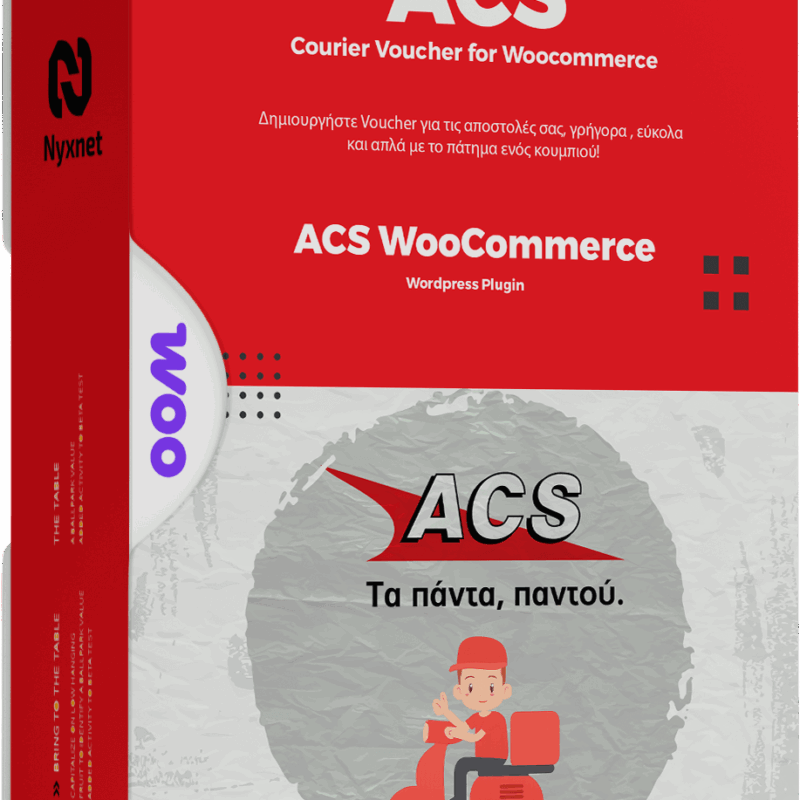 ACS Courier Voucher for WooCommerce